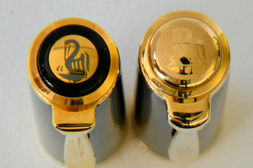 Pelikan Souverän M800 Blue Stripes Caps Pen-M800 and Roller-R800